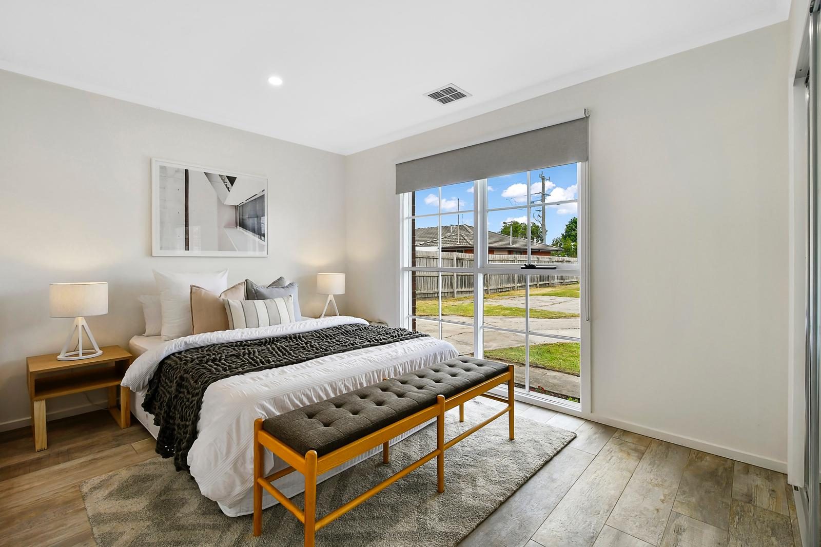 Light-filled renovated bedroom, Keysborough